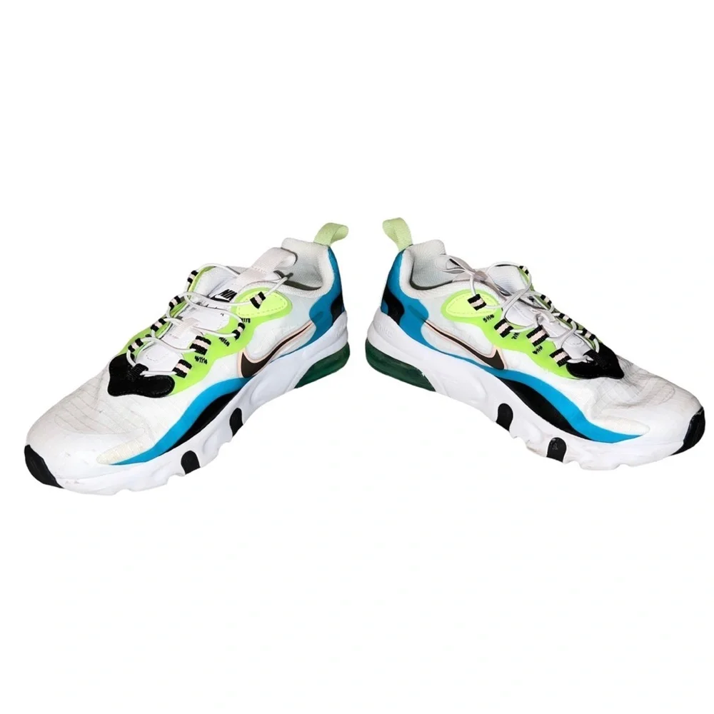 Nike Air Max React SE PS Shoes Kids Size 2.5Y White